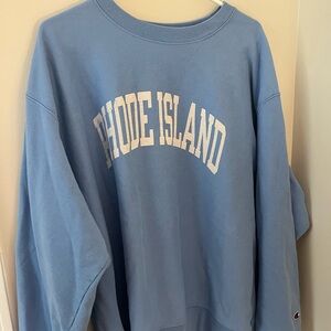 Champion Light Blue Rhode Island Crewneck